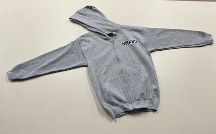 Adult Retro Hooded Zip-UP Sweatshirt